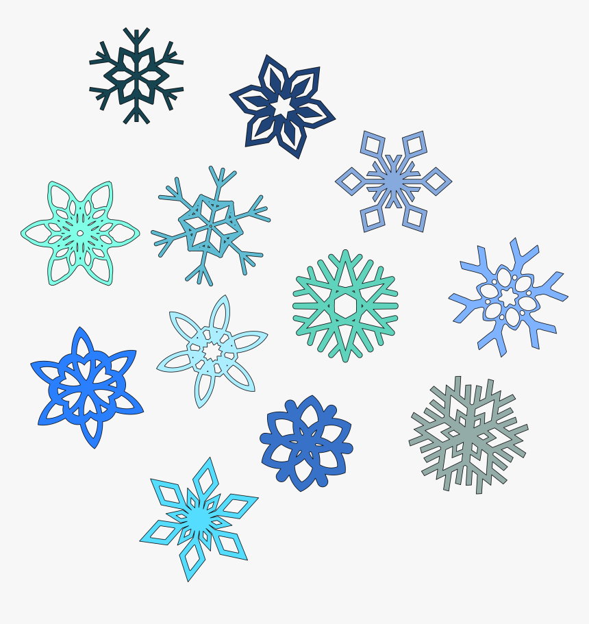 Snowflake Keeping A Snow Journal Clip Art And Scrapbooking - Transparent Background Snowflake Clipart, HD Png Download, Free Download