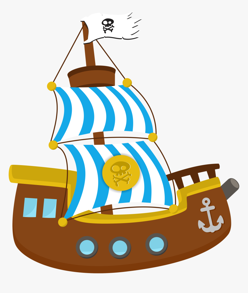 Piracy Ship Neverland Clip Art - Jack The Pirate Ship, HD Png Download, Free Download