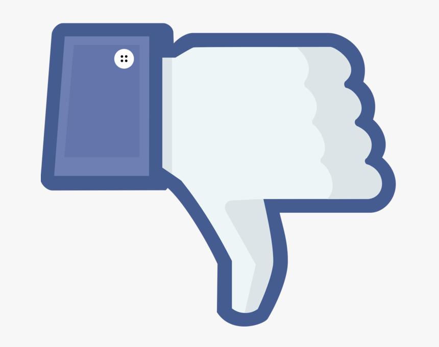 Facebook Ad Fail - Facebook Thumbs Down, HD Png Download, Free Download