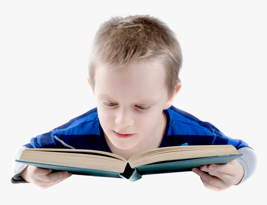 Boy Reading Books Png - Boy Reading Book Png, Transparent Png, Free Download