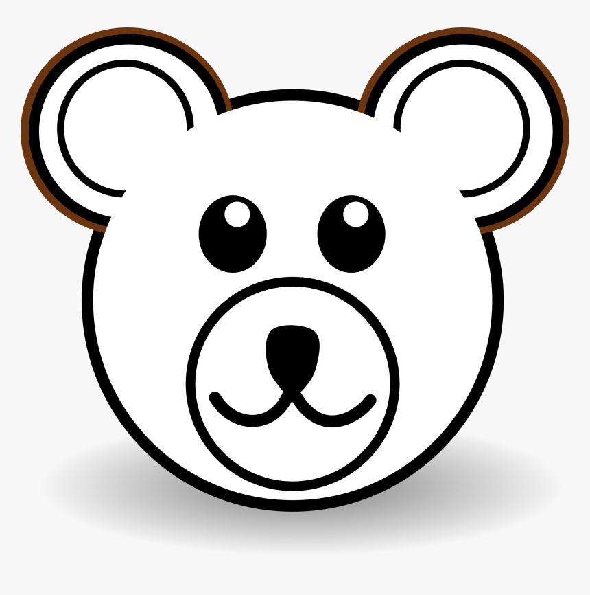 Outline - Animal Face Drawing Easy, HD Png Download, Free Download