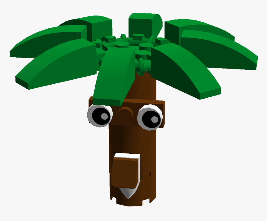 Creepy Palm Tree - Pixel Palm Tree Png, Transparent Png, Free Download