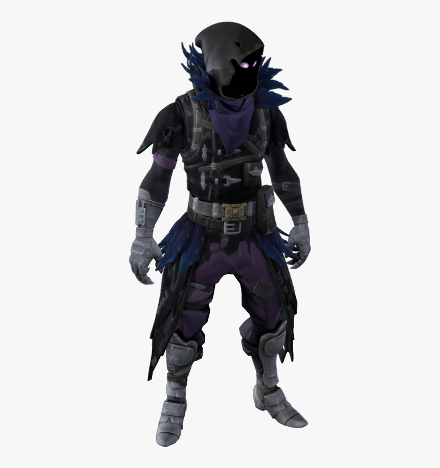 Raven Outfit - Skin Fortnite No Background, HD Png Download, Free Download