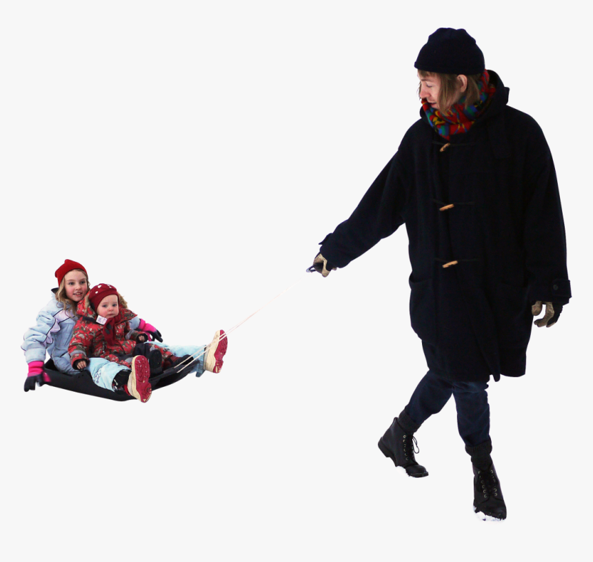 In The Snow Png Image - People Cut Out Winter, Transparent Png, Free Download