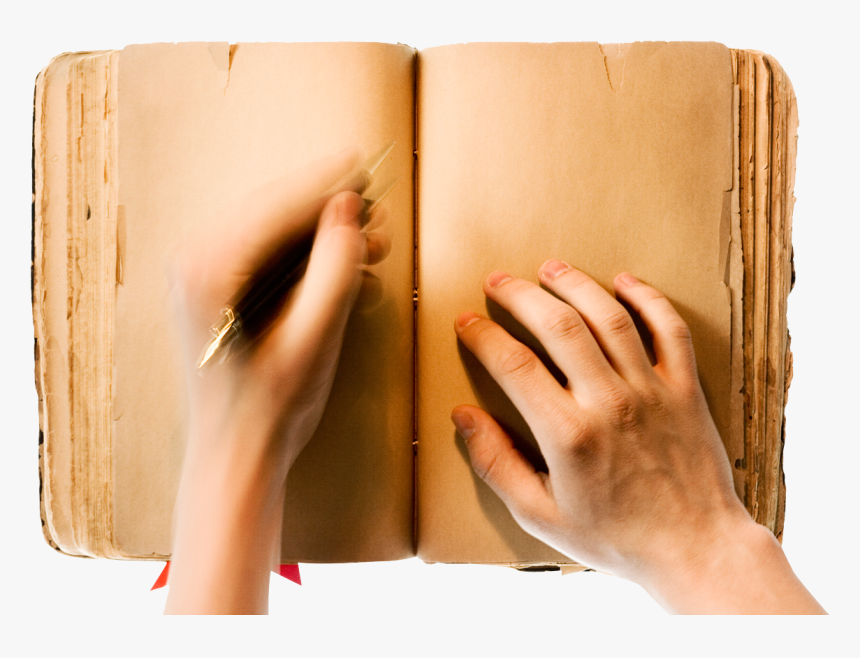 Book With Writing Png, Transparent Png, Free Download