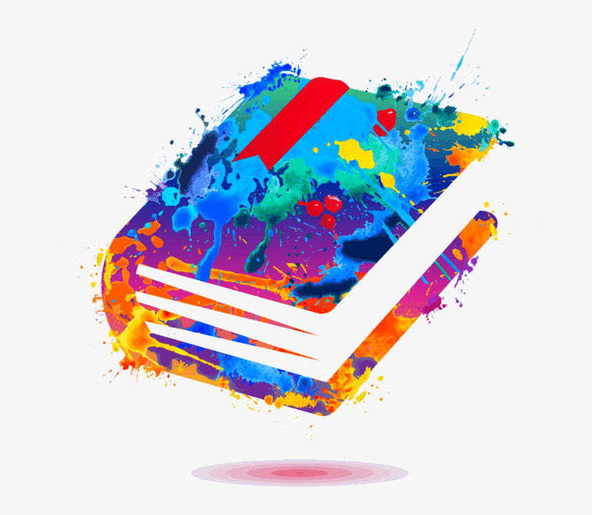 Colourful Creative Book - Book Icon Watercolor, HD Png Download, Free Download