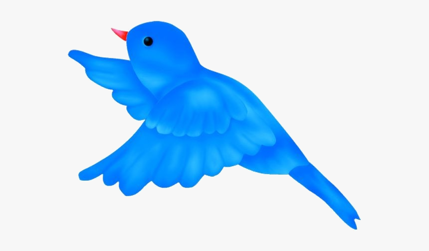 Bird Flying Clipart Of Cartoon Birds Free Transparent - Blue Bird Flying Clipart, HD Png Download, Free Download