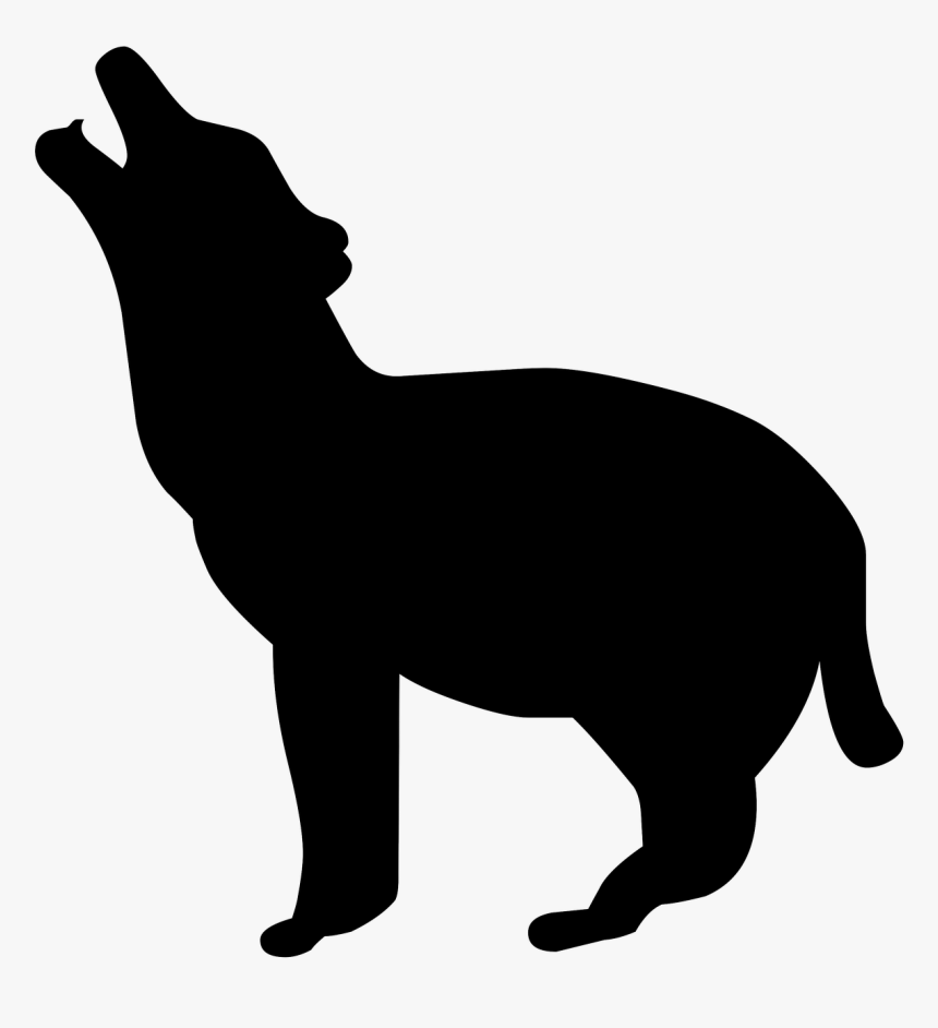 Wolf Outline Photo Transparent, HD Png Download, Free Download
