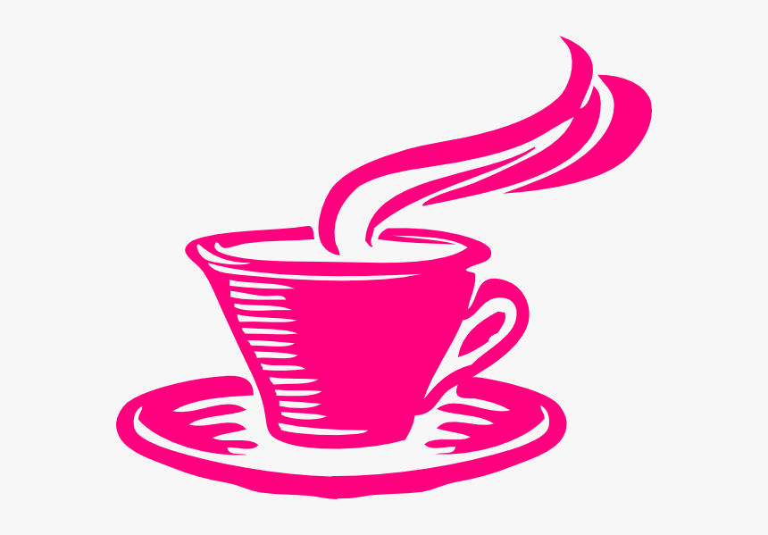 Pink Clipart Coffee Cup - Coffee Cup Png, Transparent Png, Free Download