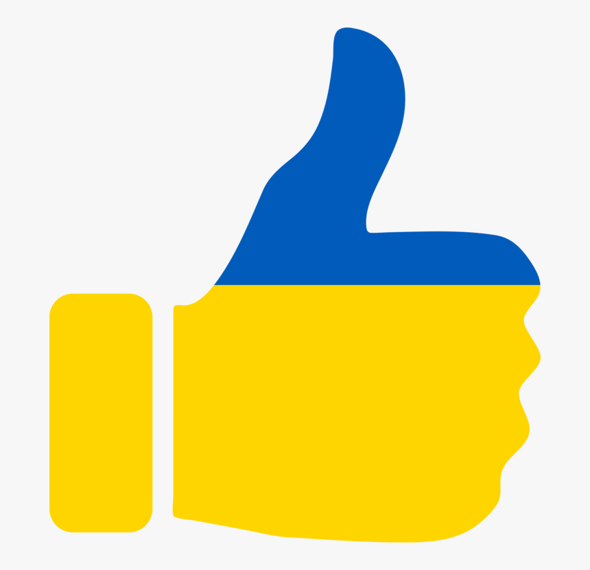 Thumb,yellow,hand - Yellow Thumbs Up Clip Art, HD Png Download, Free Download