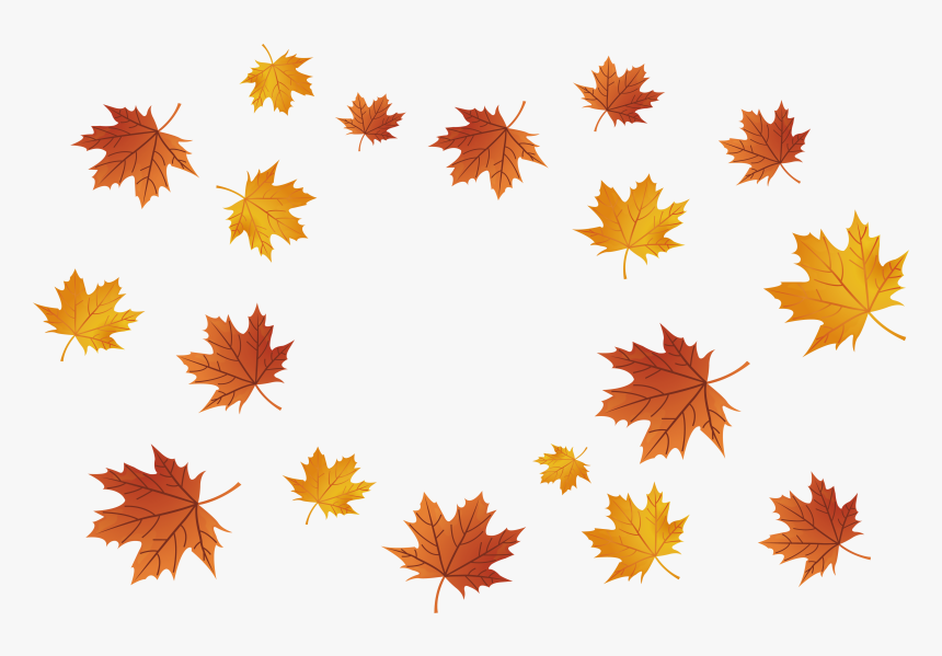 Maple Leaves Falling Png Download - Fall Falling Leaves Png, Transparent Png, Free Download
