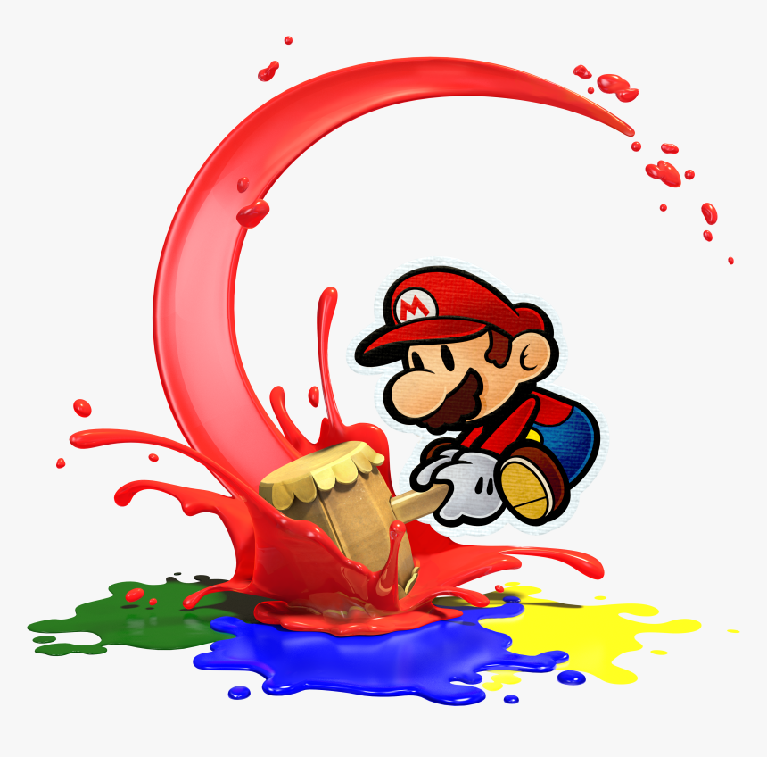 Paper Mario Color Splash - Mario Bros Color Splash, HD Png Download, Free Download