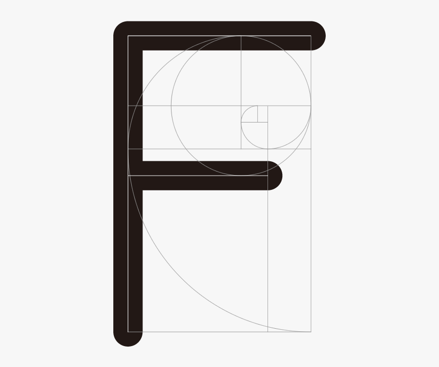 Golden Ratio F Logo, HD Png Download, Free Download