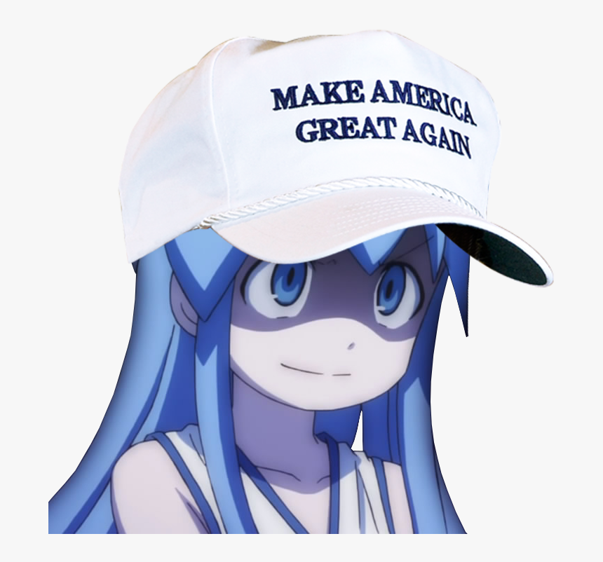 Anime With Hat Make America Great Again, HD Png Download, Free Download
