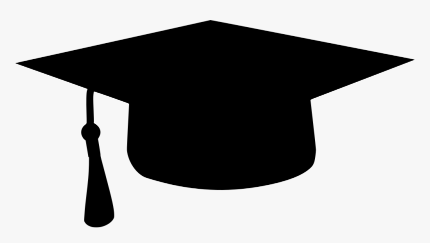 Black Graduation Cap Clipart, HD Png Download, Free Download