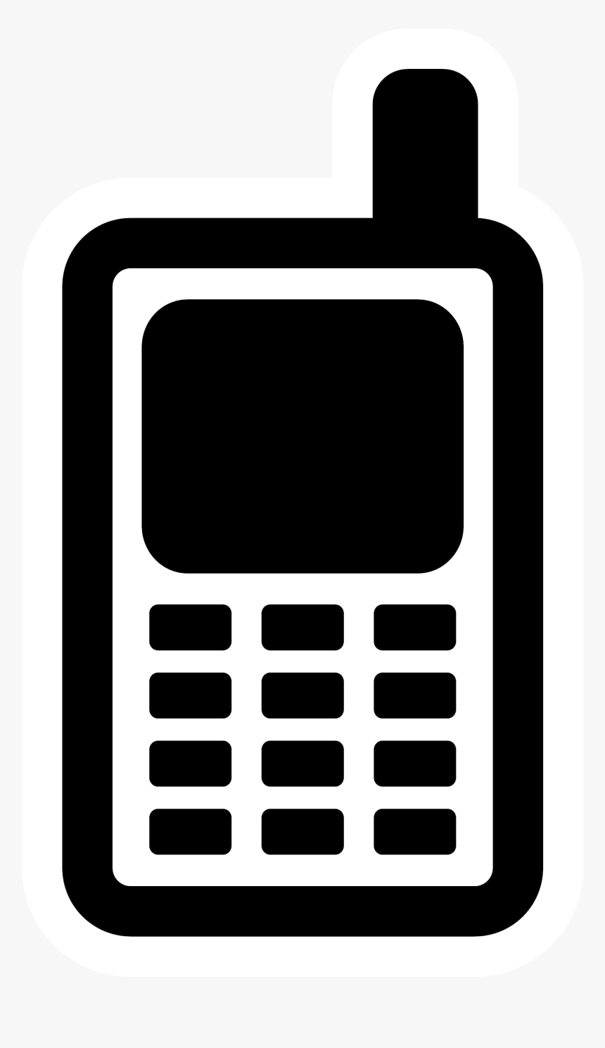 Mobile Clipart Images Downloa - Mobile Telephone Icon Png, Transparent Png, Free Download