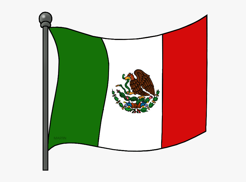 Clip Art Flag Of Mexico Openclipart Free Content - Mexican Flag Clipart, HD Png Download, Free Download