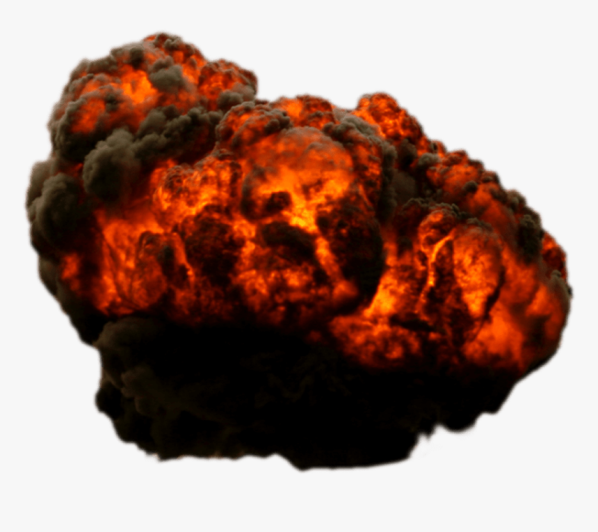 Free Png Big Explosion With Fire And Smoke Png Images - Para Photoshop Explosiones Png, Transparent Png, Free Download