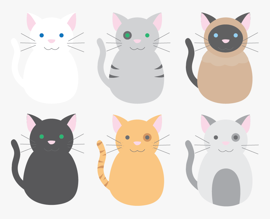 Cartoon Cats Icon Png, Transparent Png, Free Download