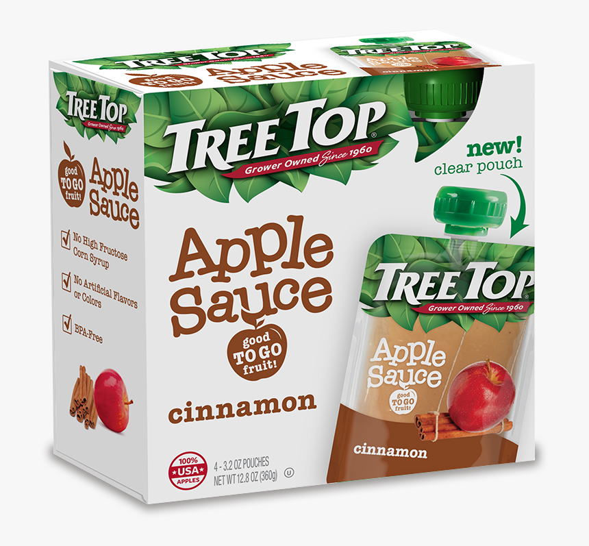 Tree Top Cinnamon 4 Pack - Tree Top Apple Sauce Cinnamon, HD Png Download, Free Download