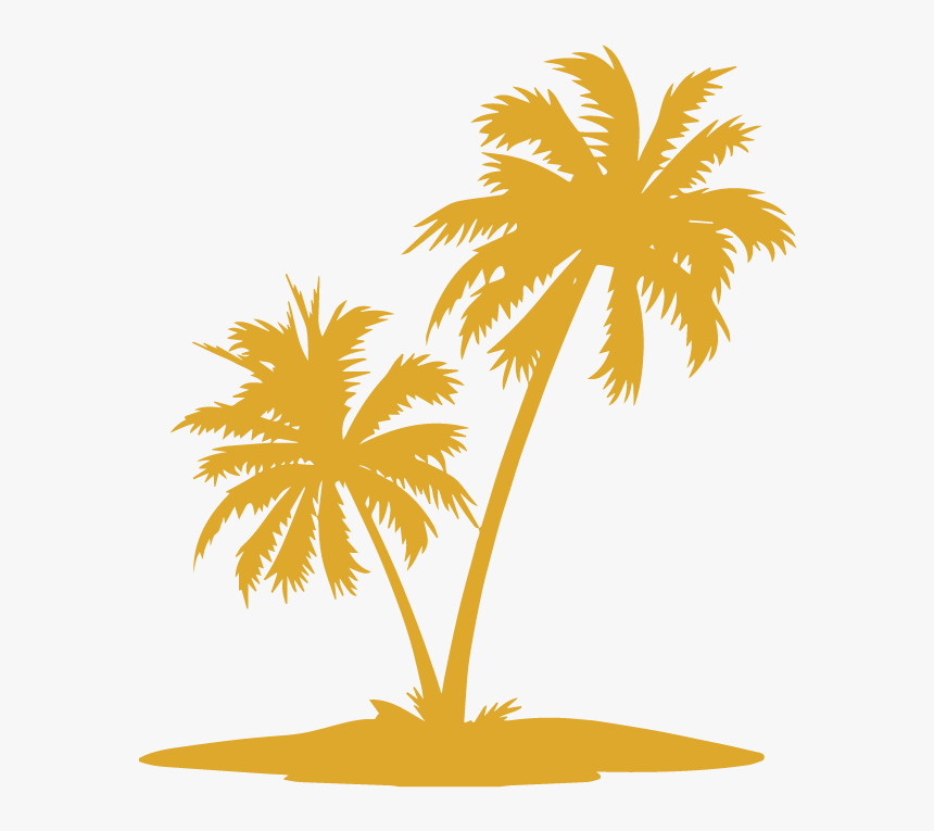 Palm Trees Vector Graphics Clip Art Illustration Image - Coconut Tree Vector Png, Transparent Png, Free Download