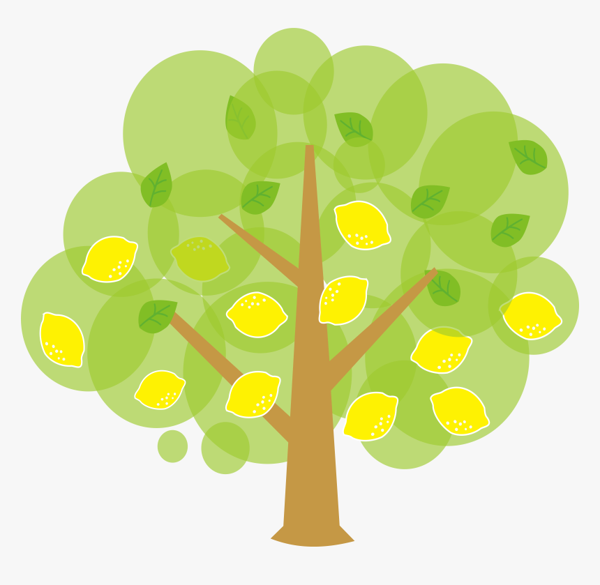 Free Cute Lemon Tree Png Images Clipart - Lemon Tree Clipart, Transparent Png, Free Download
