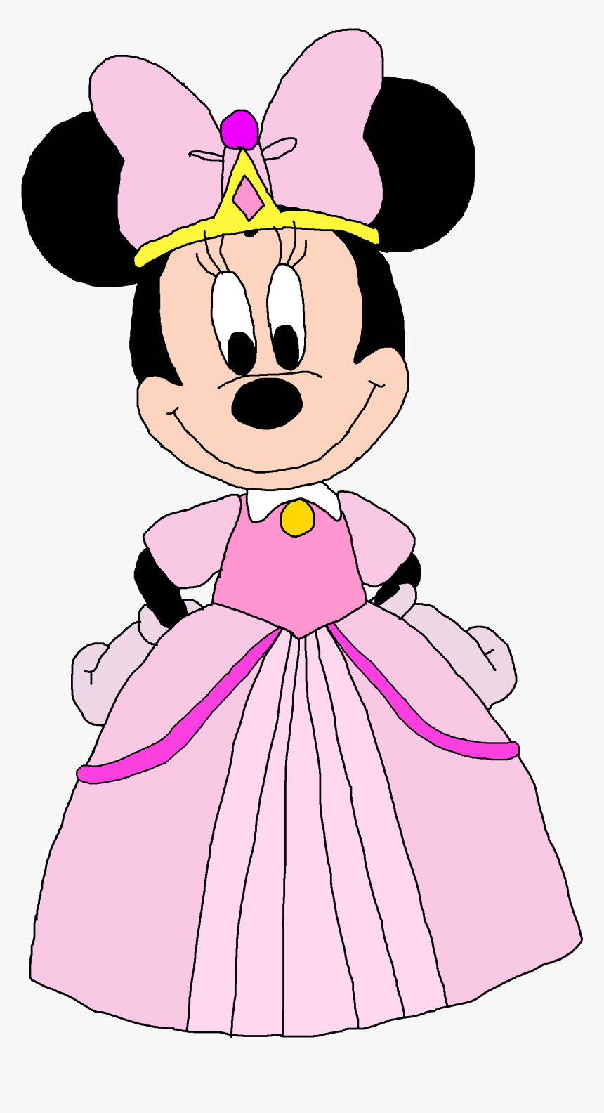 Princess Minnie - Minnie-rella - Minnie Mouse Princess Png, Transparent Png, Free Download