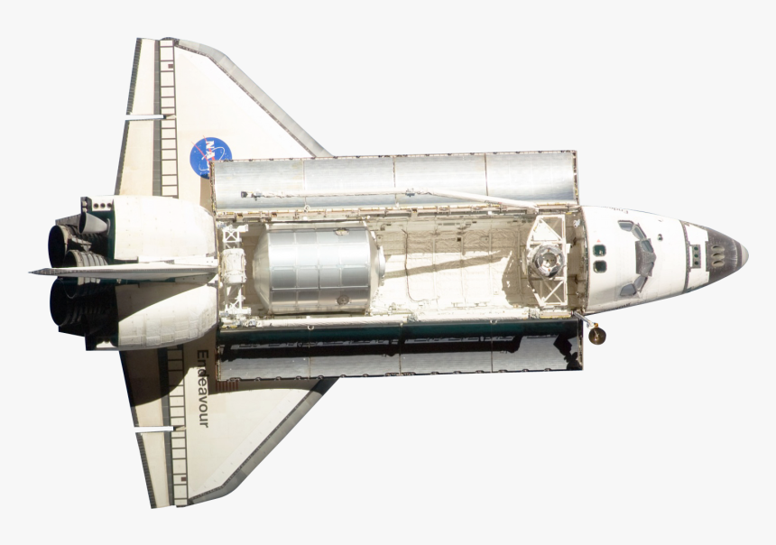 Space Shuttle Png Image - Endeavour Shuttle In Orbit, Transparent Png, Free Download