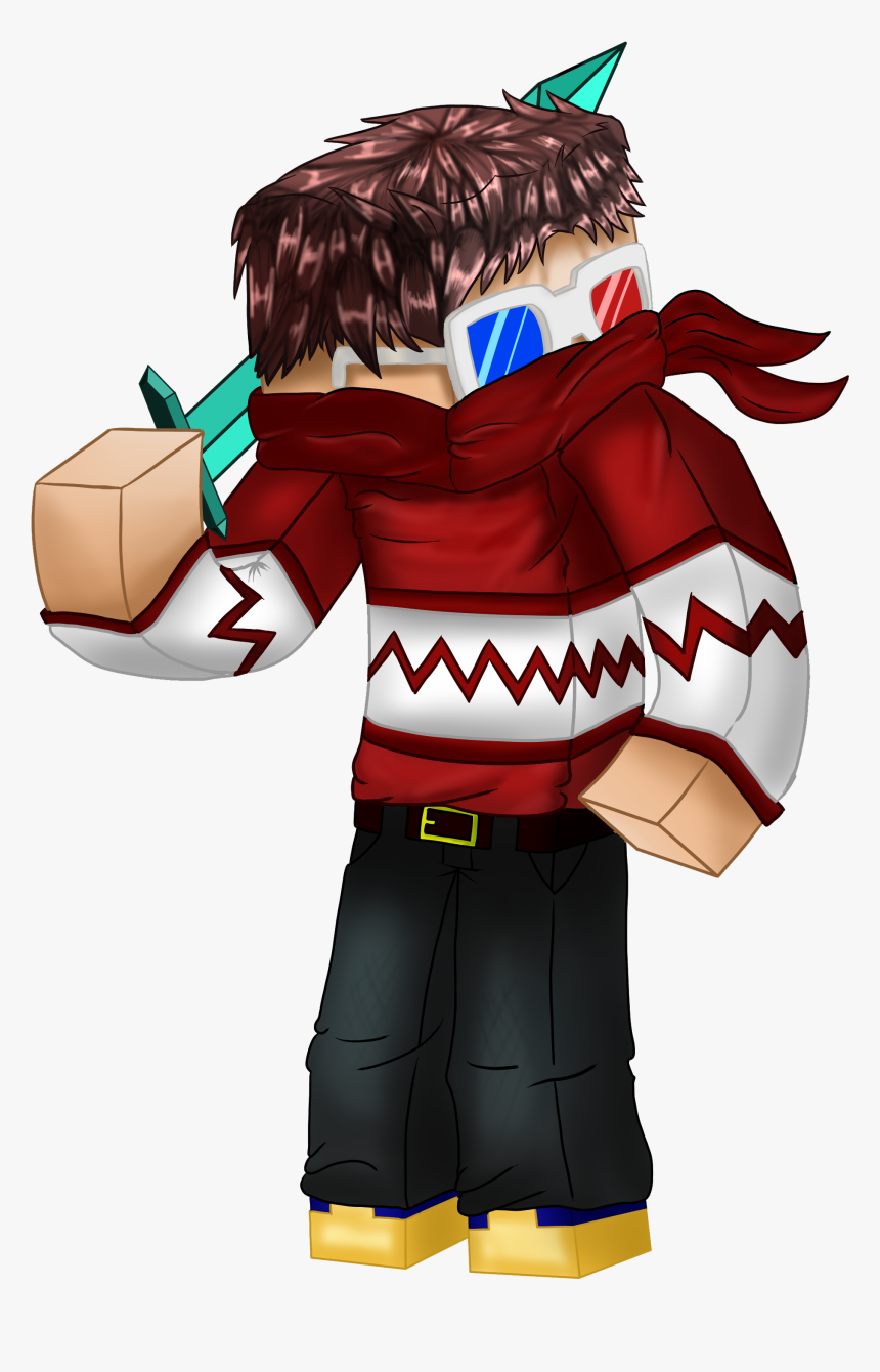Drawn Minecraft Cool - Minecraft Avatar Png, Transparent Png, Free Download