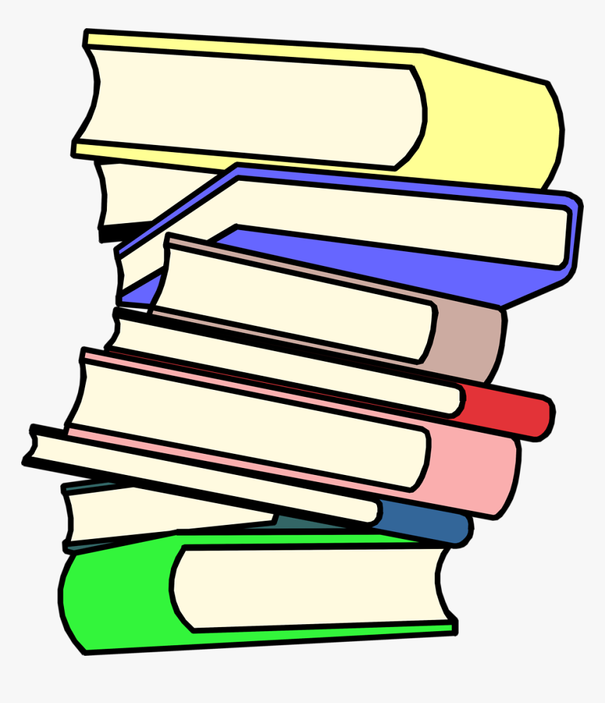 Clipart Of Books, Stack And Book, HD Png Download, Free Download