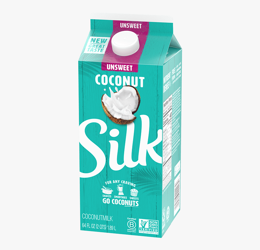 Silk Unsweet Coconutmilk - Silk Sweetened Coconut Milk, HD Png Download, Free Download