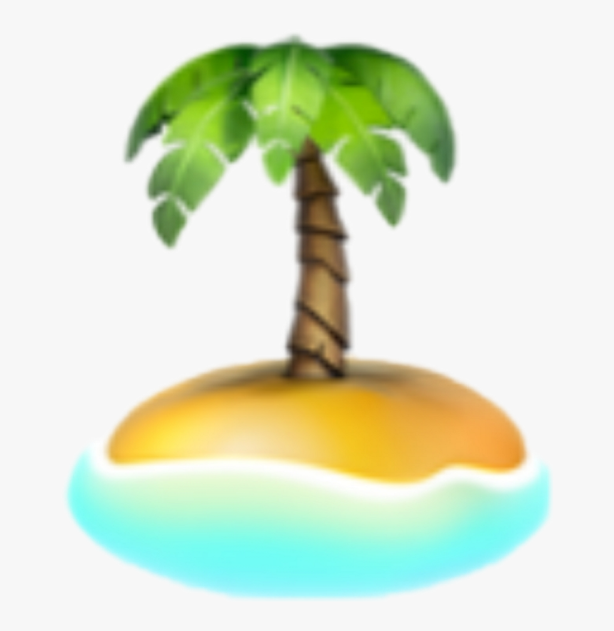 #iphone #emoji #emojis #iphoneemoji #emojisticker - Palm Tree Island Emoji, HD Png Download, Free Download