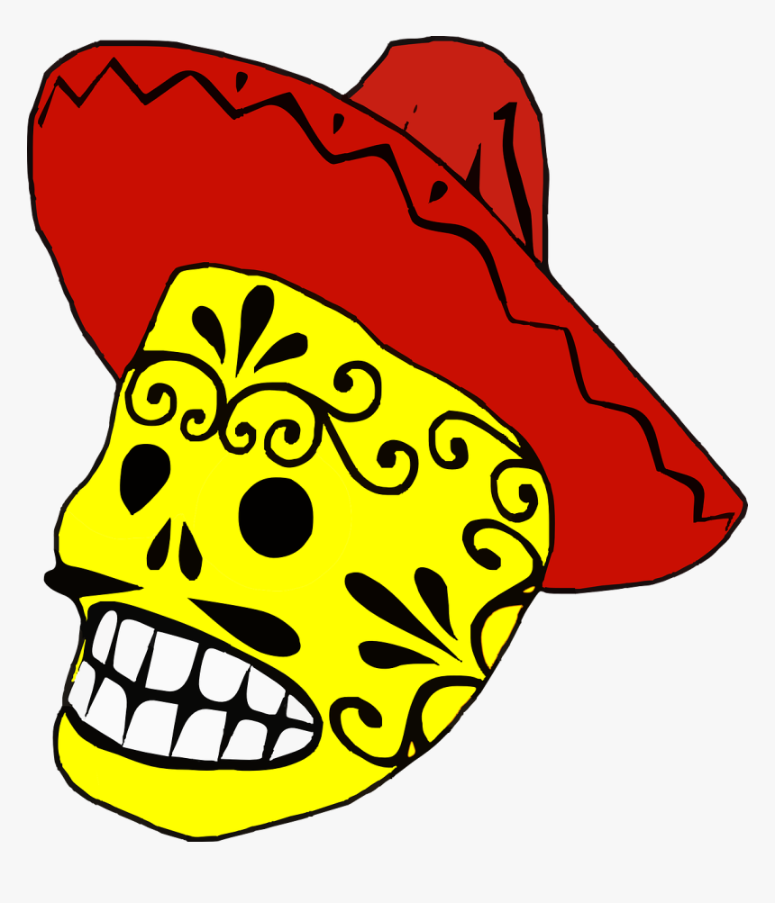 Mask Mexican Sombrero Mustache Png Image - Mexican Clipart, Transparent Png, Free Download