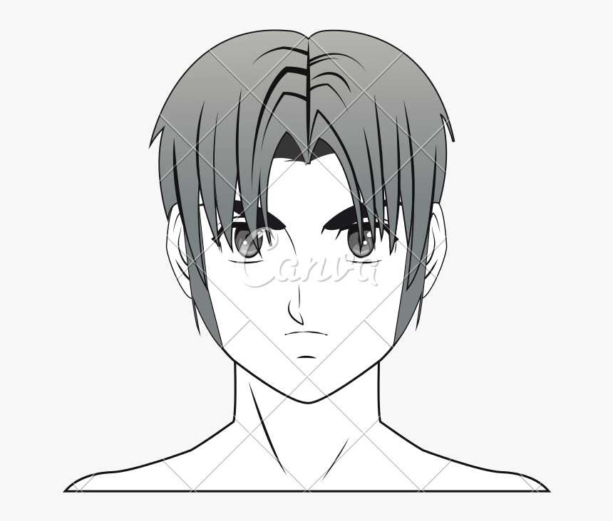 Young Guy Anime Boy - Easy Anime Boy Human Drawings, HD Png Download, Free Download
