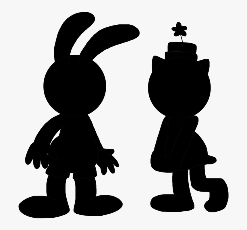 Oswald The Lucky Rabbit Walt Disney Animation Studios - Oswald The Lucky Rabbit Shadow, HD Png Download, Free Download