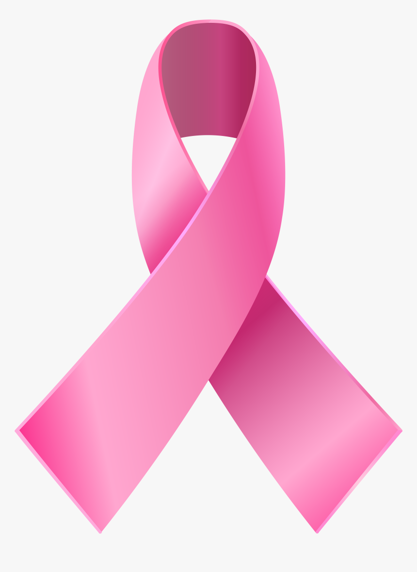 Pink Awareness Ribbon Png Clip Art - Breast Cancer Awareness Ribbon Png, Transparent Png, Free Download