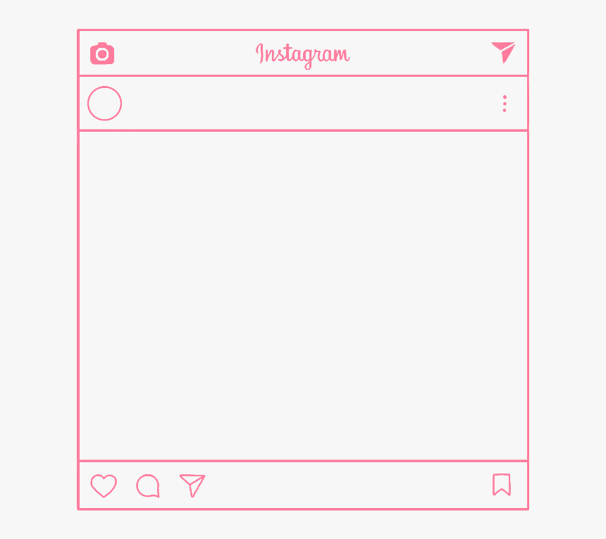 #instagram #frame #overlay #layer #mask #pink #kpop - Instagram Frame Overlay, HD Png Download, Free Download