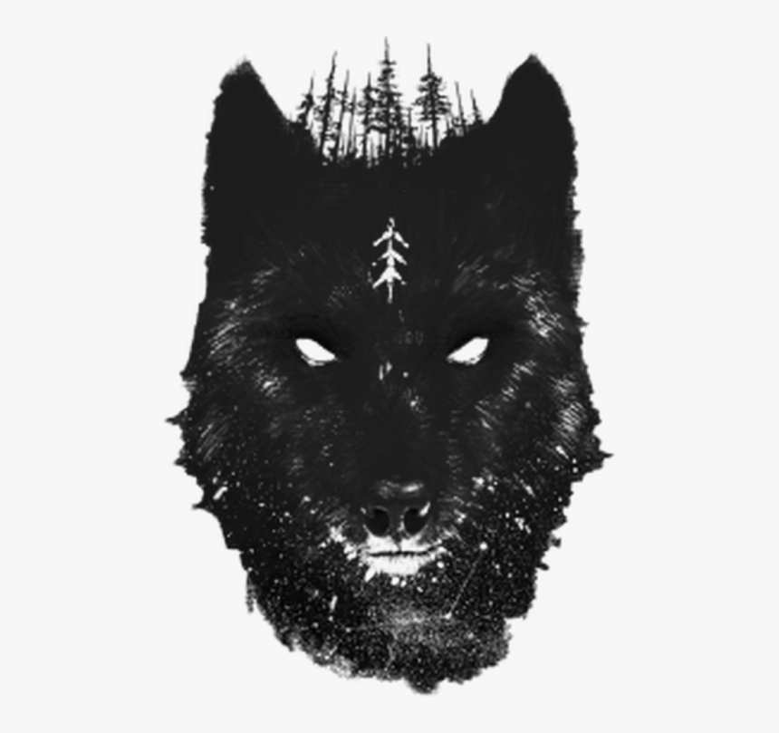 Black Wolf Sleeve Tattoo Drawing - Dark Wolf Tattoo Designs, HD Png Download, Free Download
