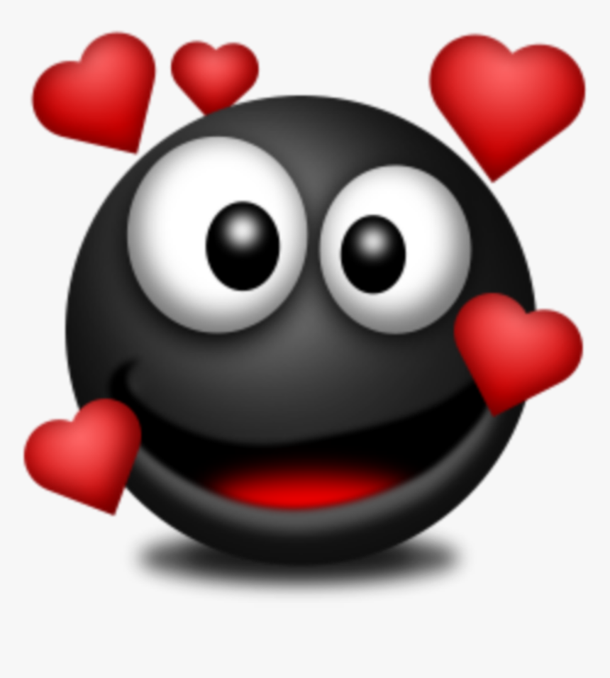 Transparent Red Heart Emoji Png - Black In Love Emoji, Png Download, Free Download