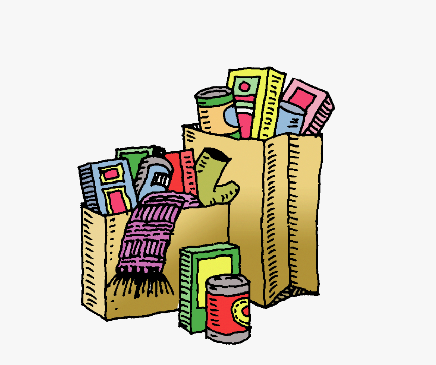 Pin Canned Food Clipart - Clip Art Food Pantry, HD Png Download, Free Download