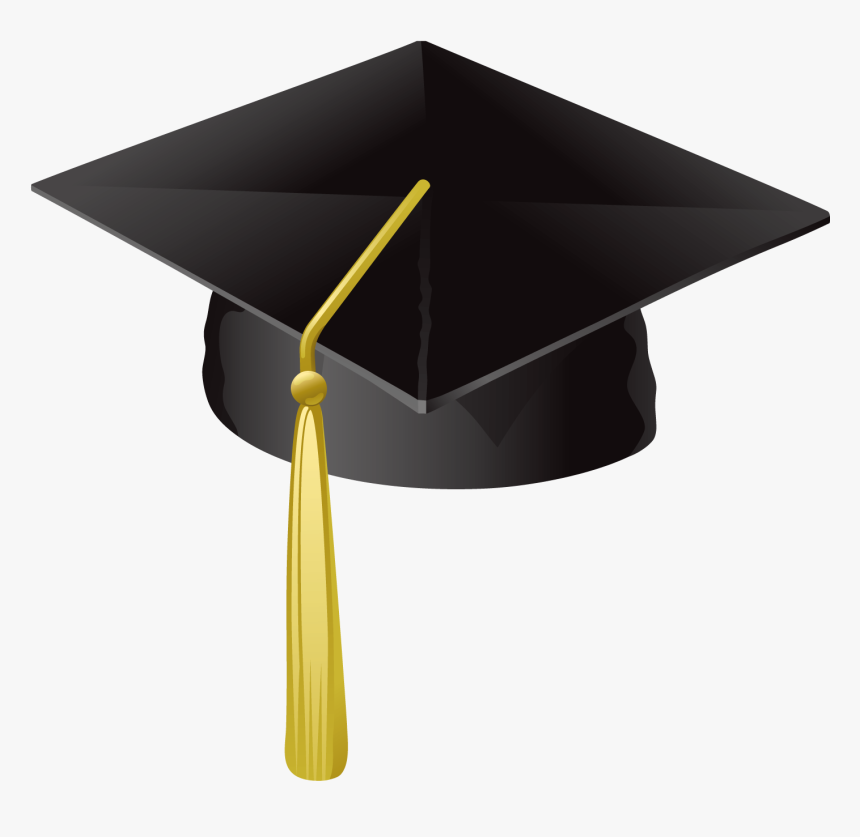 Banner Stock Graduation Caps In The Air Clipart - College Graduation Hat Png, Transparent Png, Free Download