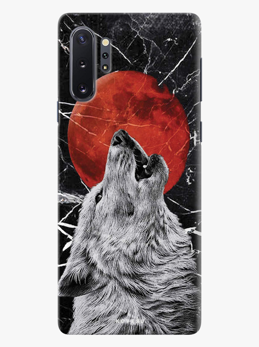 Wolf Howling Cover Case For Samsung Galaxy A50 - Wolf Howling Galaxy, HD Png Download, Free Download