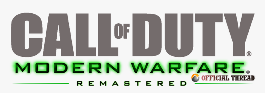 Call Of Duty Modern Warfare Remastered Png, Transparent Png, Free Download
