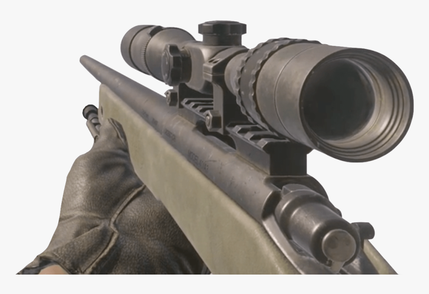 Call Of Duty Modern Warfare Remastered M40a3 Png , - Call Of Duty Modern Warfare Png, Transparent Png, Free Download