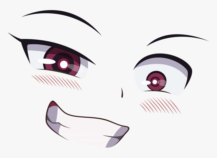 Anime Face Template Smug Please Don T Bully Me Nagatoro - Transparent Anime Girl Face, HD Png Download, Free Download