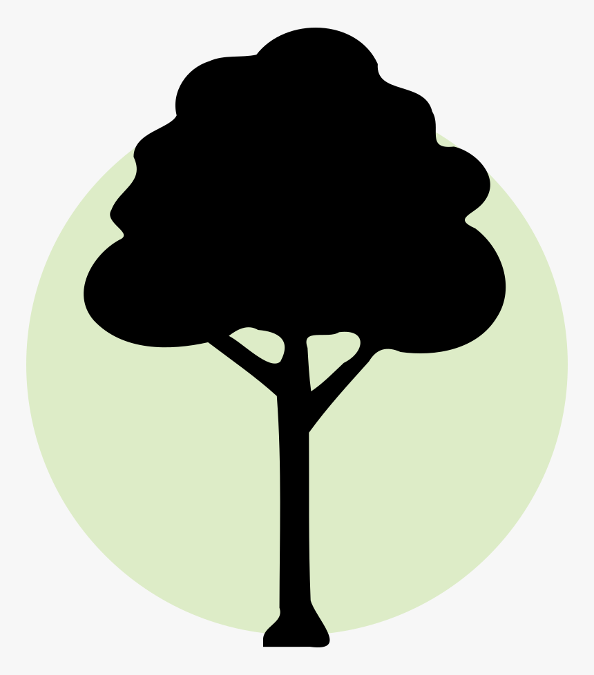 Transparent Almond Tree Clipart - Black Tree Png Icon, Png Download, Free Download