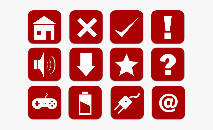Red Icon Set, HD Png Download, Free Download