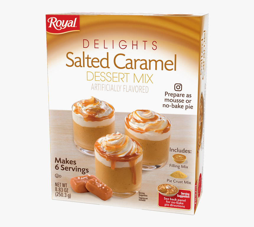 Royal Delights Salted Caramel Dessert Mix - Royal Delights Pumpkin Dessert Mix, HD Png Download, Free Download