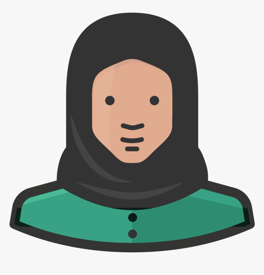 Muslim Woman Icon - Icon Muslim Girl, HD Png Download, Free Download