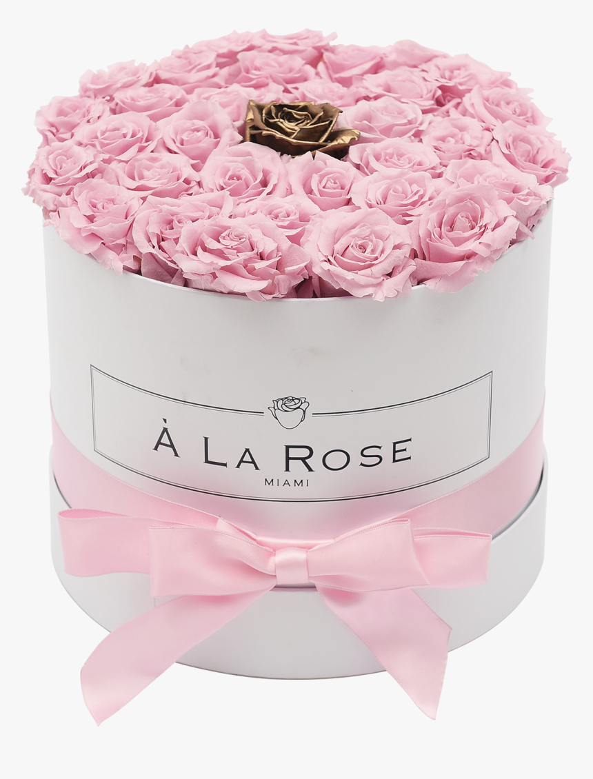 Orb Deluxe Pink And Rose Gold Roses - Garden Roses, HD Png Download, Free Download